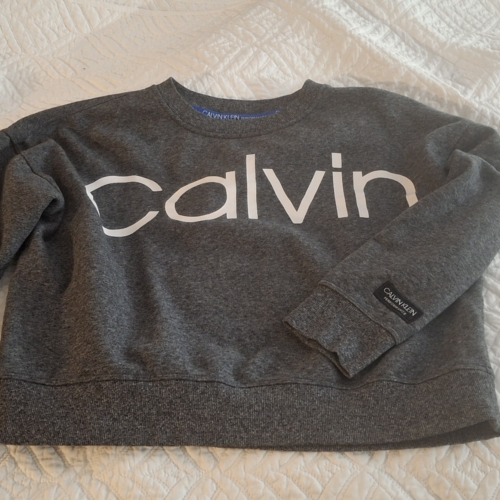 Calvin Klein Gray Sweatshirt